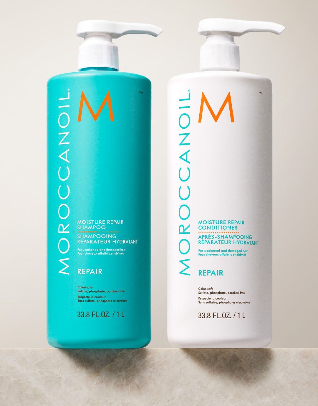 Moroccanoil Moisture Repair Shampoo & Conditioner 33.8oz/Liter Duo
